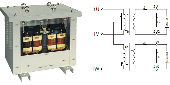 Схема скотта трансформатор