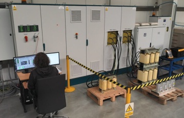 The Laboratory Station For Testing The Drive Input Filters 